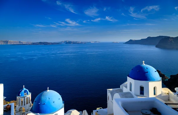 Santorini Oficialmente Thira Thera Grego Clássico Uma Ilha Sul Mar — Fotografia de Stock