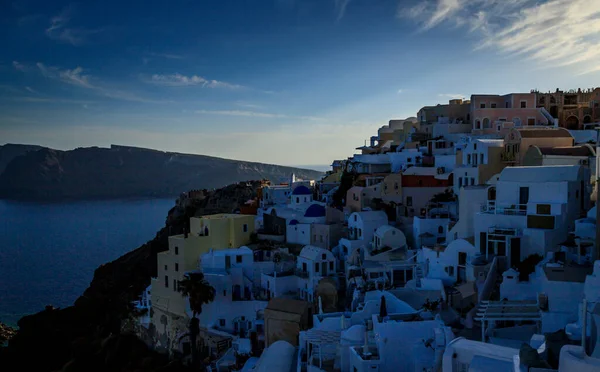 Santorini Oficialmente Thira Thera Grego Clássico Uma Ilha Sul Mar — Fotografia de Stock