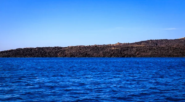 サントリーニ 公式にティラと古典的なギリシャの島エーゲ海南部には島があり ギリシャ本土から南東に約200キロメートル 120 — ストック写真