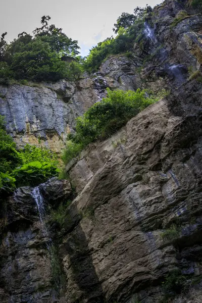 Vazova Spår Och Skaklya Vattenfall Stara Planina Berg Bulgarien — Stockfoto