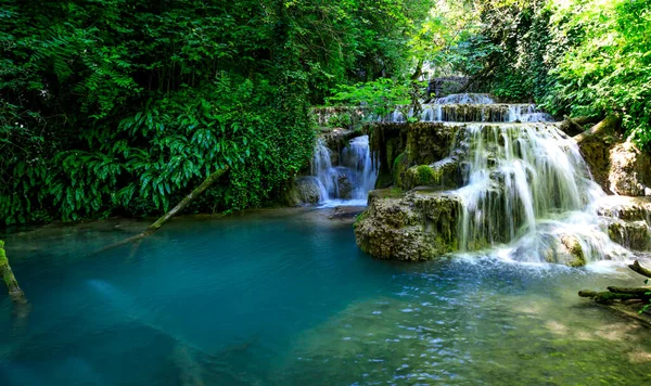 Chutes Krushuna Série Cascades Dans Nord Bulgarie Près Village Krushuna — Photo