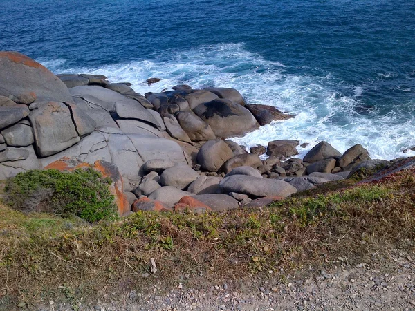 Ocean Rocks at Adelaide Beach in South Australia — Stock Photo, Image