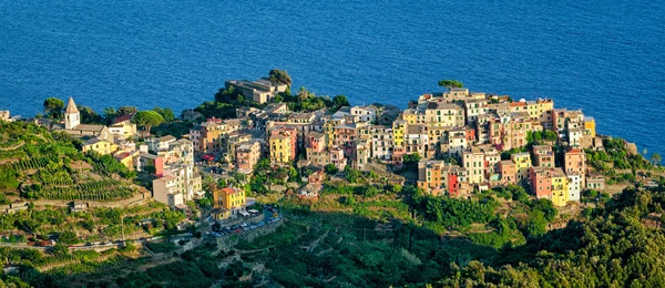 Корнилья (Cinque Terre Italy) ) — стоковое фото