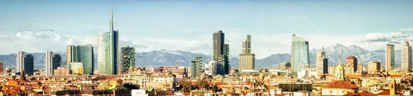 Milano (italien), skyline panorama collage (high res)) — Stockfoto