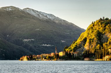 Lago di Como (Como Gölü) Varenna altın saat