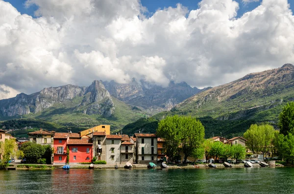 Pescarenico (Lecco Włochy) — Zdjęcie stockowe