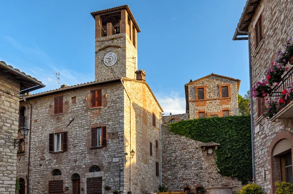 Aldeia de Corciano (Umbria ) — Fotografia de Stock