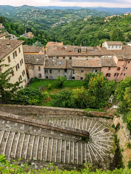 Perugia (Umbrië) panorama vanaf Porta Sole — Stockfoto