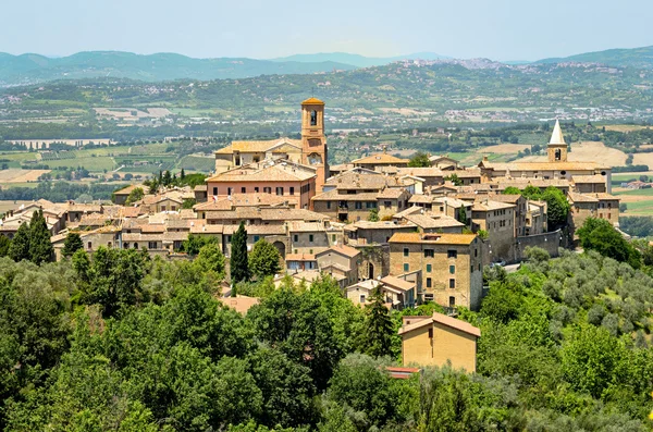 Bettona (Umbria Italia), vista panorâmica — Fotografia de Stock