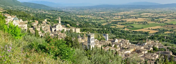 Assisi (Umbria) panorama de alta definição — Fotografia de Stock