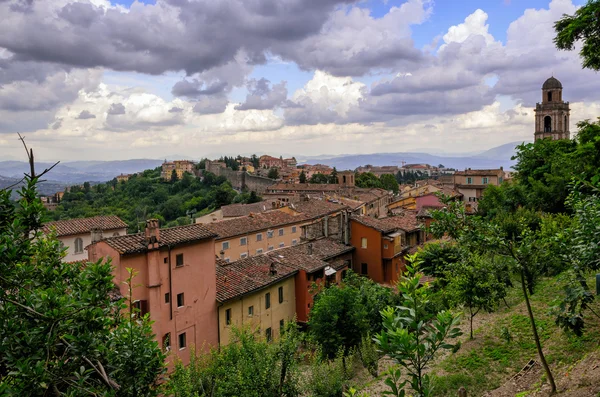 Perugia (Umbrië) panorama vanaf Porta Sole — Stockfoto