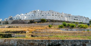 Ostuni, puglia, beyaz evler