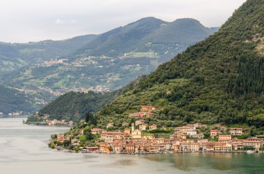 Peschiera maraglio, lake Iseo (İtalya)
