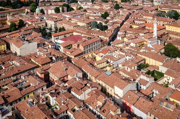 Cremona havadan görünümü, İtalya — Stok fotoğraf