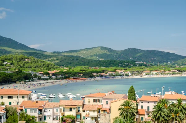 Elba szigetén, marina di campo — Stock Fotó