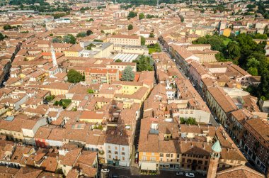 Cremona, İtalya, panorama torrazzo dan