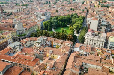 Cremona, İtalya, panorama torrazzo dan