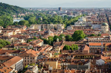 Turin (Torino), panorama üzerinden Mole Antonelliana