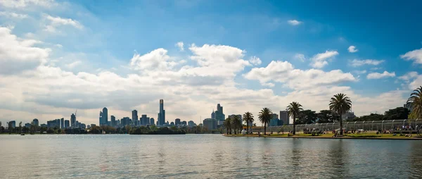 Melbourne skyline — Stock Photo, Image