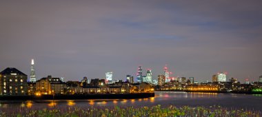Londra, Canary Wharf manzarası