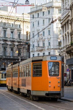Milan (Milano), eski tarihi turuncu tramvay
