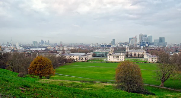 London, skyline from Greenwich — Stock Photo, Image
