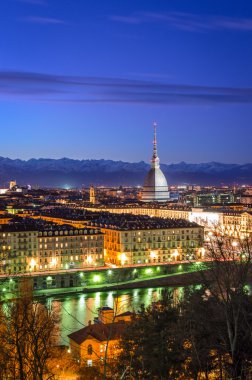 Turin (Torino), Mole Antonelliana ile panorama