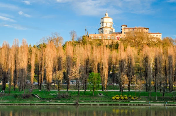 Turin (Torino), Monte dei Cappuccini — Stok fotoğraf