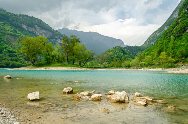 Lago di Tenno (Trentino, Italia) ) – stockfoto