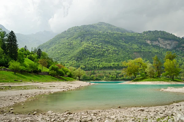 Lago di Tenno (Trentino, Italia) ) — Foto Stock