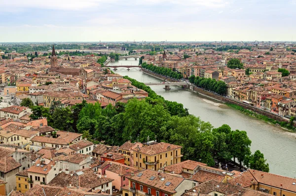 Verona, panorama (Italia ) – stockfoto