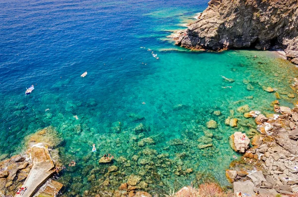 Corniglia, Guvano beach (Cinque Terre, Włochy) — Zdjęcie stockowe