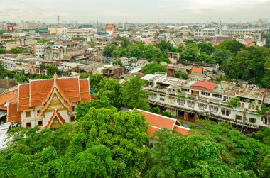 Bangkok (Thailand), altın Mount gelen manzarası panorama
