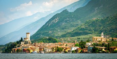 Lago di Garda Malcesine (İtalya)