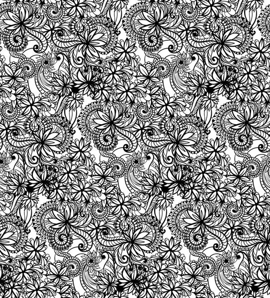 Modèle sans couture Zentangle — Image vectorielle