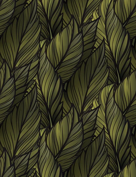 Яркие листья бесшовные — стоковый вектор