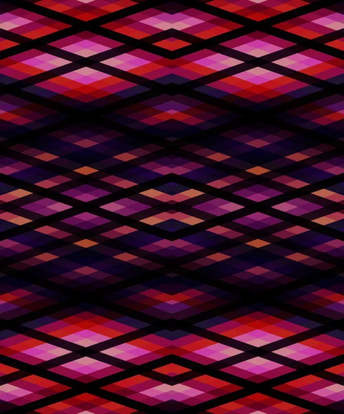 Modèle abstrait de lignes roses sans couture — Image vectorielle