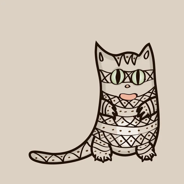 Doodle gato — Archivo Imágenes Vectoriales