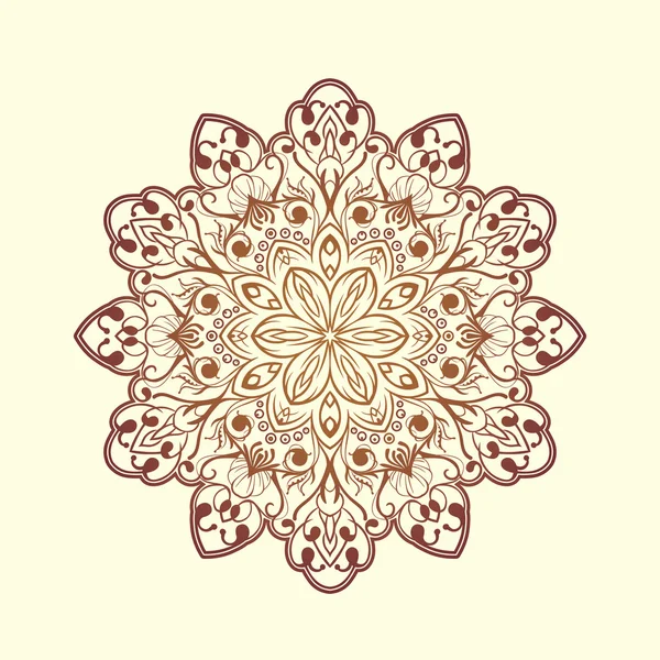 Patrón floral radial — Vector de stock