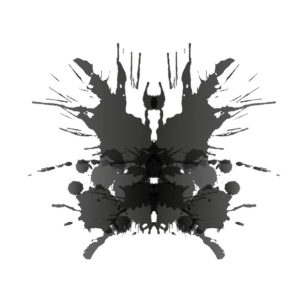 Rorschach-teszt-kártya — Stock Vector