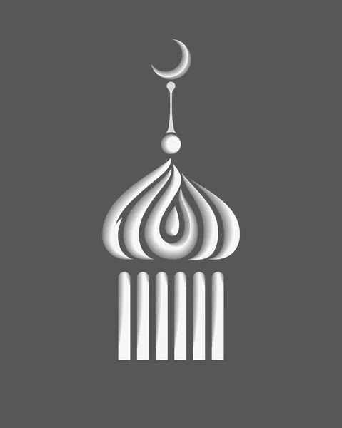 Stiliserade minaret symbol eller ikon — Stock vektor