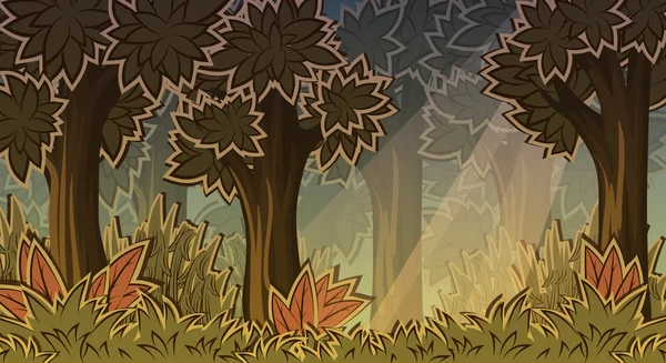 Magische woud — Stockvector