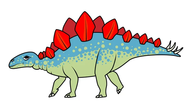 Stegosaurus dinosaurie — Stock vektor