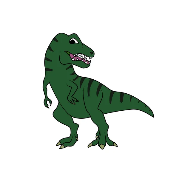 Tyrannosarus eller T-rex dinosaurie — Stock vektor