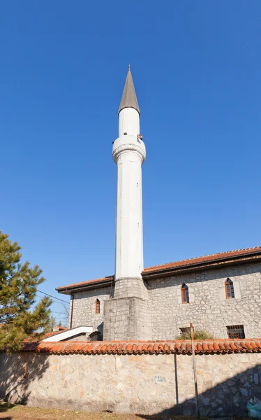 Minaret of Osmanagic Mosque (18th c.) in Podgorica, Montenegro — Stock Photo, Image