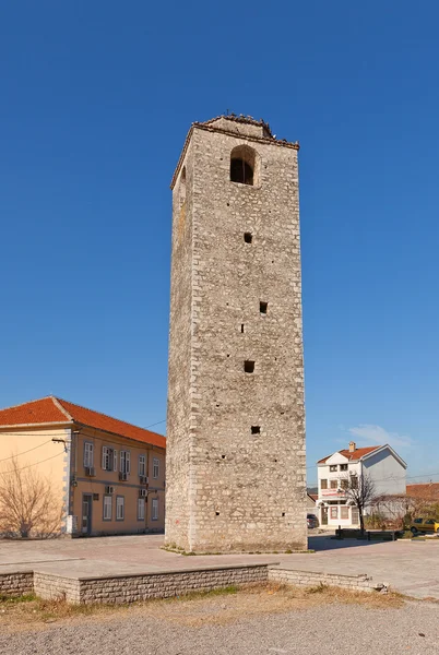 Podgorica, Karadağ'ın Saat Kulesi (Sahat Kula) — Stok fotoğraf