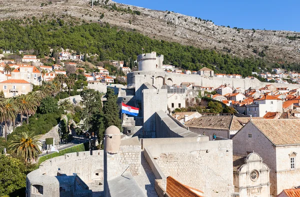 Murallas de Dubrovnik, Croacia. Sitio UNESCO — Foto de Stock