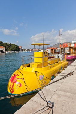 Sarı yarı denizaltı Port Dubrovnik, Hırvatistan