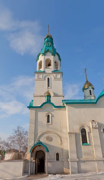 Campanario de la Resurrección Catedral de Yuzhno-Sakhalinsk, Rusia —  Fotos de Stock