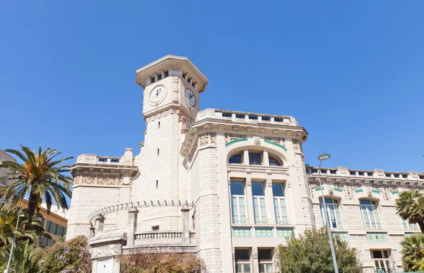 Torre do Relógio de Lycee Massena em Nice, França — Fotografia de Stock